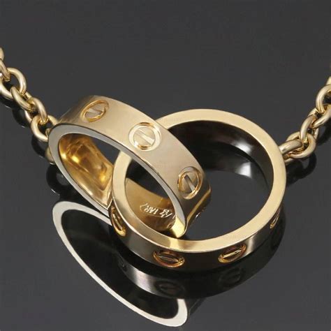 cartier love circle necklace|cartier love necklace for sale.